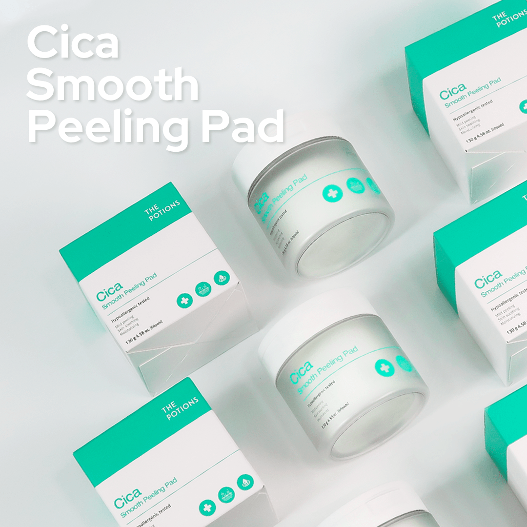 CoréelleThe PotionsCica Smooth Peeling PadsFacial Pad