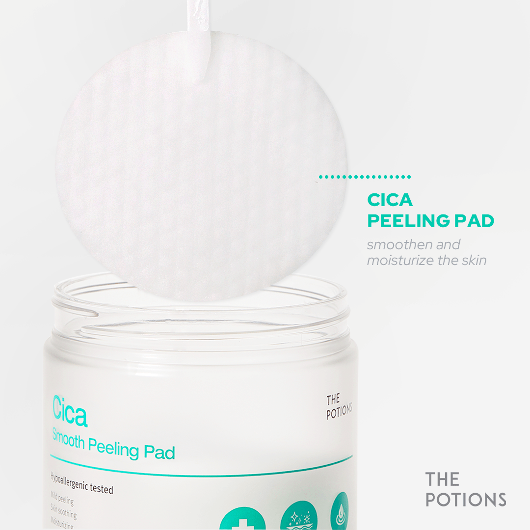 CoréelleThe PotionsCica Smooth Peeling PadsFacial Pad